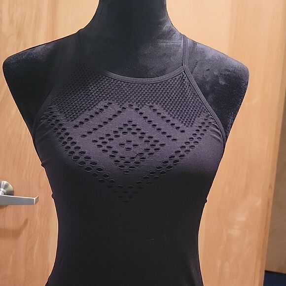 Free press black mesh yoke bodysuit sz M - Picture 1 of 7